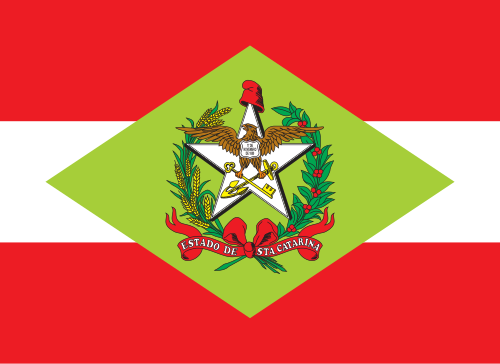 Bandeira do estado — Santa Catarina