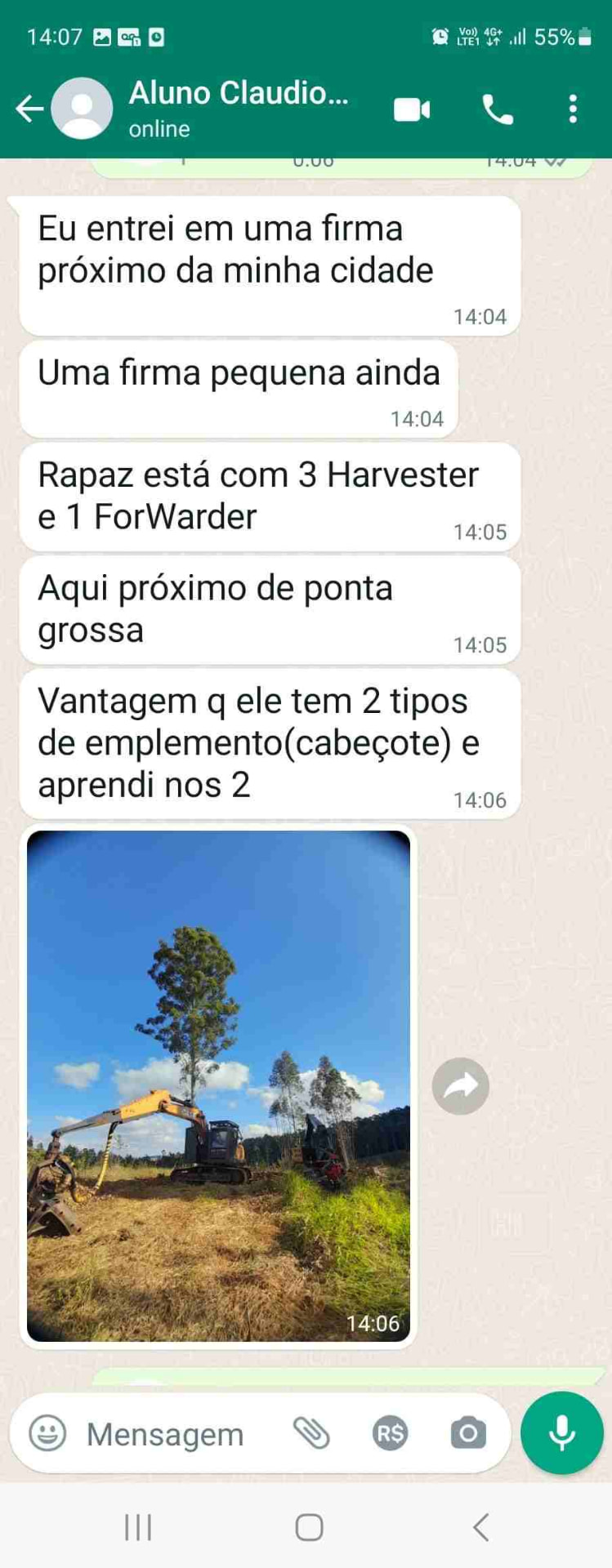 Claudio — Harvester e Forwarder