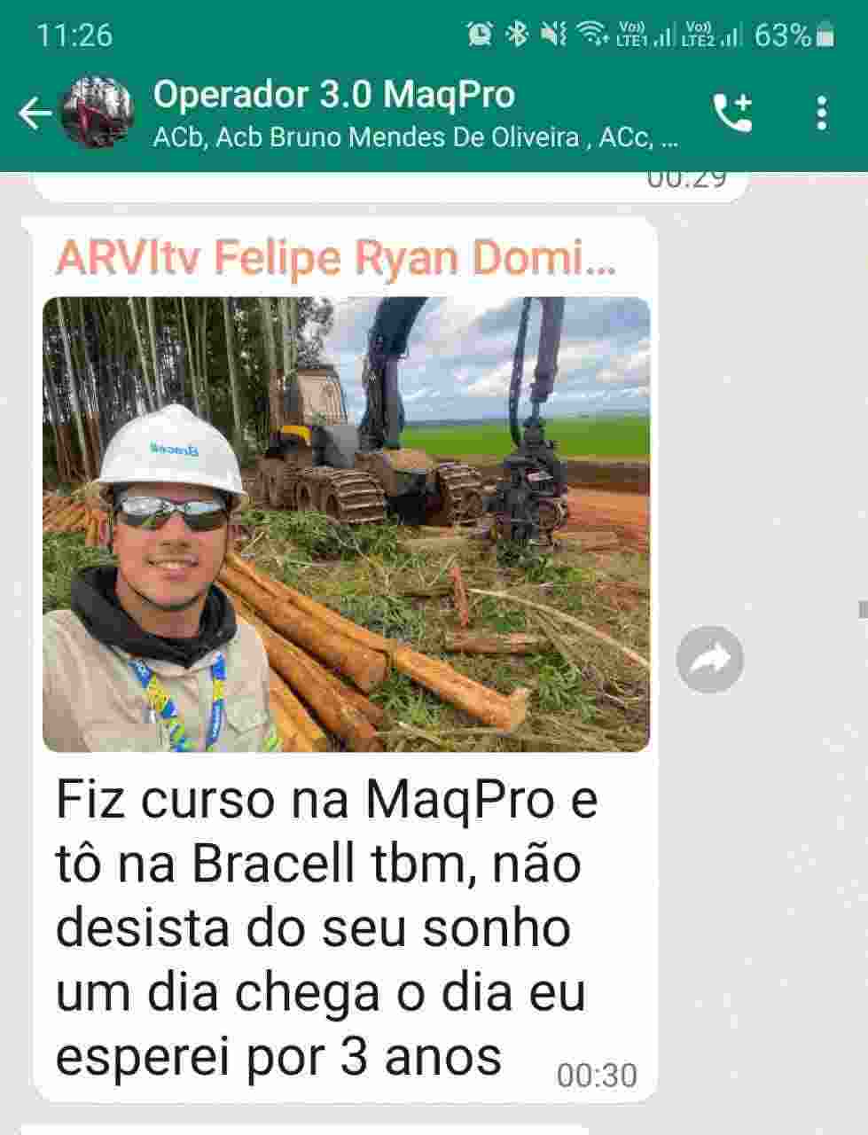 Felipe Ryan — Harvester e Forwarder